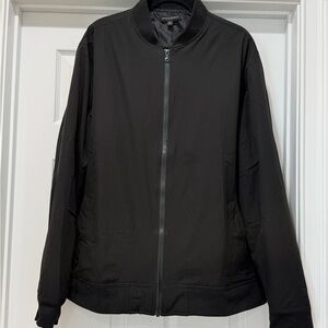 Banana Republic Men's Classic Black Bomber Jacket